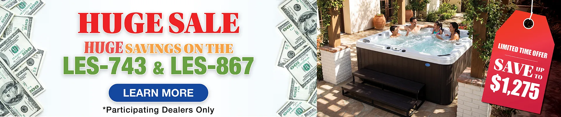 Calspas hot tub being used in a family setting - Hamilton