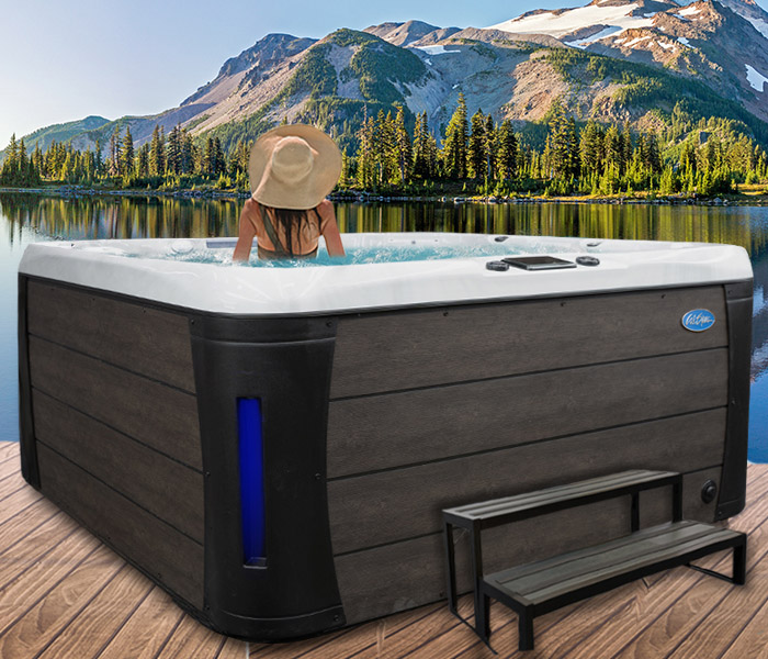 Calspas hot tub being used in a family setting - hot tubs spas for sale Hamilton